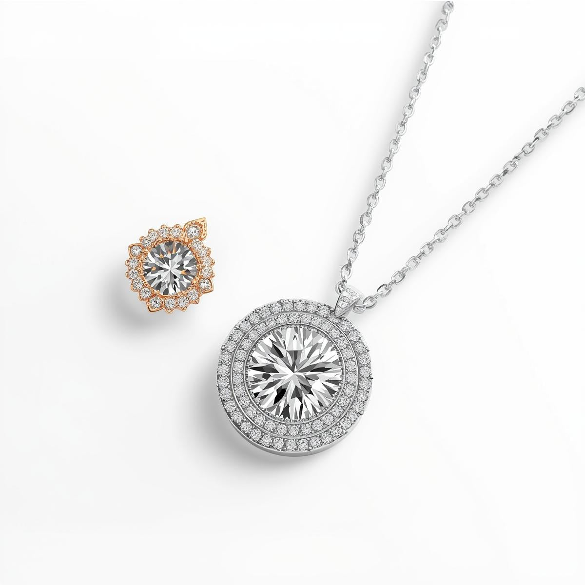 Aurora Radiance Necklace & Ring Set