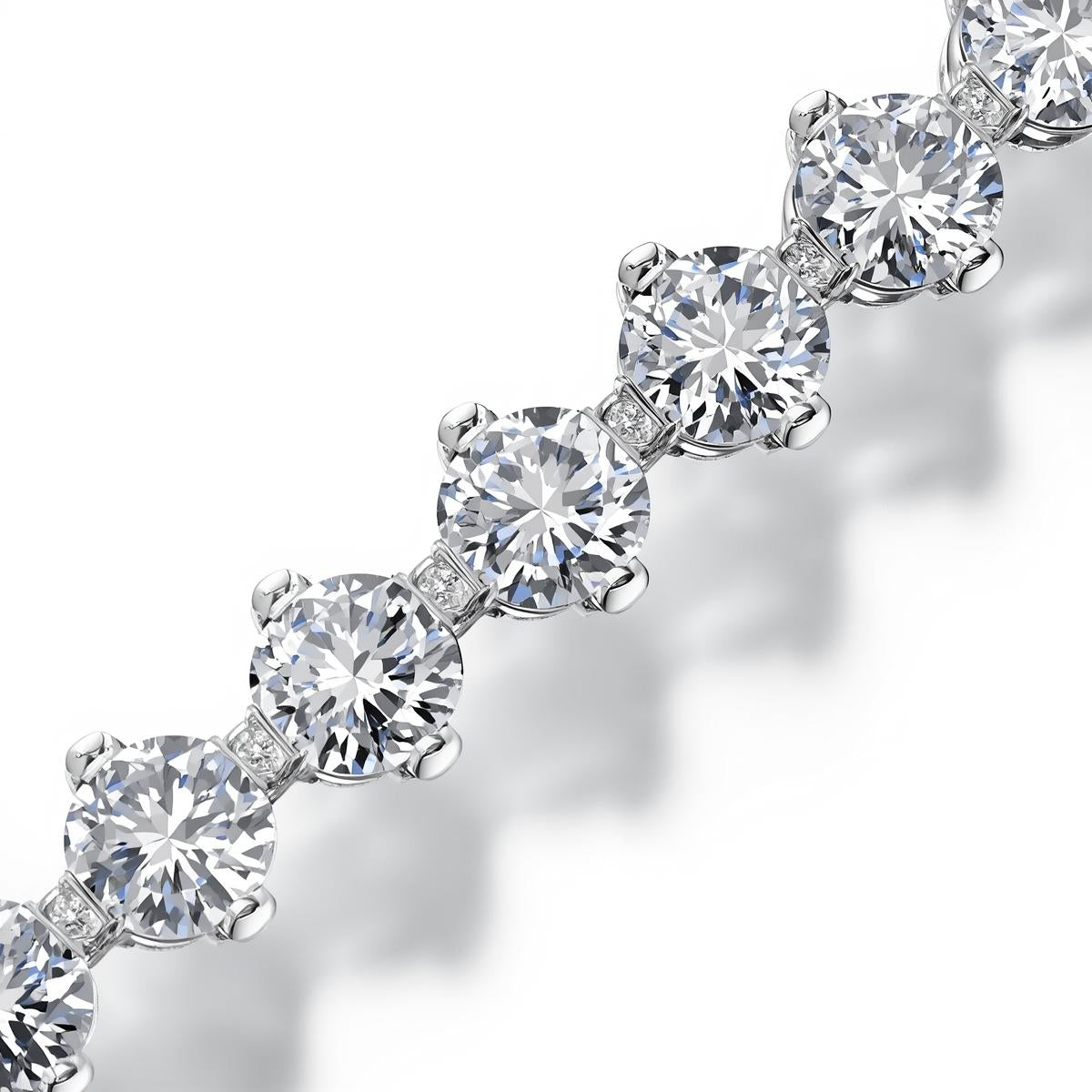 Diamond-Style Tennis Bracelet