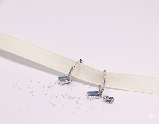 The Mist Hoop (Blue Topaz)